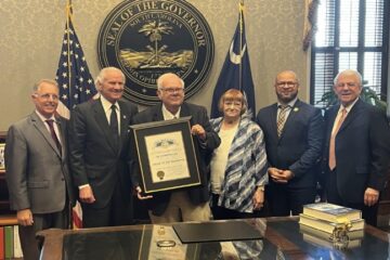 Winthrop History Professor Eddie Lee Receives Prestigious Award from Governor Henry McMaster